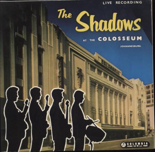 The Shadows At The Colosseum EP 7" vinyl single (7 inch record / 45) South African SHD07AT189772