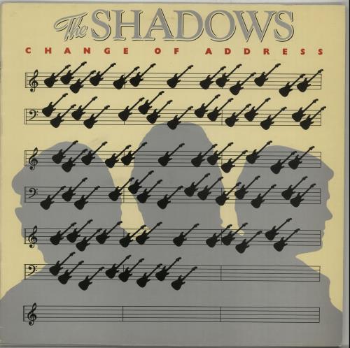 The Shadows Change Of Address vinyl LP album (LP record) UK SHDLPCH649900