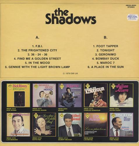 The Shadows F.B.I. vinyl LP album (LP record) Dutch SHDLPFB240284
