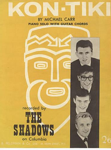 The Shadows Kon-Tiki sheet music UK SHDSMKO320416