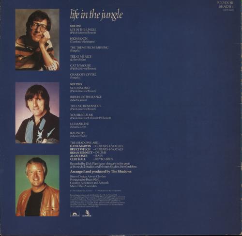 The Shadows Life In The Jungle vinyl LP album (LP record) UK SHDLPLI238646