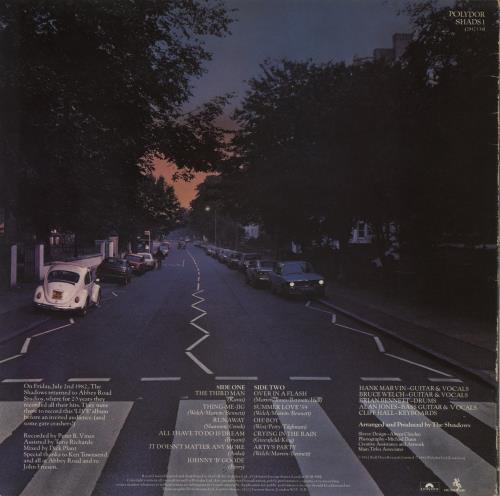 The Shadows Live At Abbey Road vinyl LP album (LP record) UK SHDLPLI232198