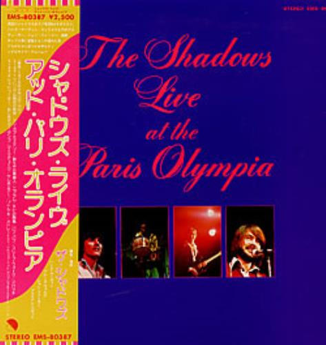The Shadows Live At The Paris Olympia vinyl LP album (LP record) Japanese SHDLPLI228145