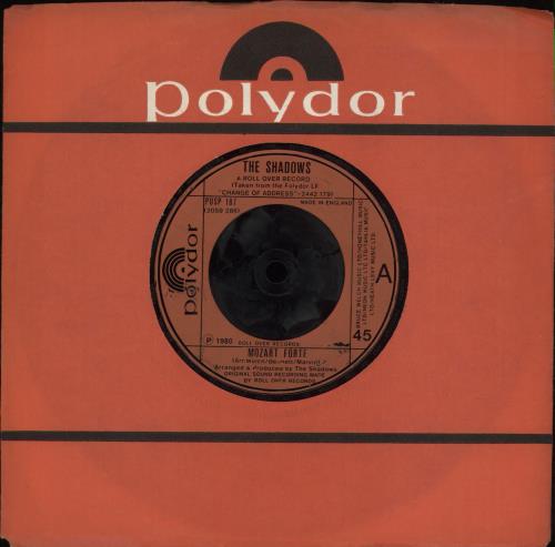 The Shadows Mozart Forte 7" vinyl single (7 inch record / 45) UK SHD07MO242447