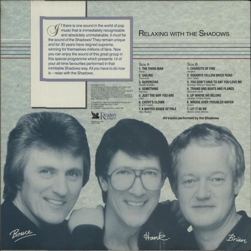 The Shadows Relaxing With The Shadows vinyl LP album (LP record) UK SHDLPRE670147