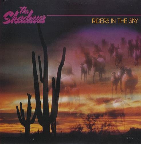 The Shadows Riders In The Sky - P/S 7" vinyl single (7 inch record / 45) UK SHD07RI241290