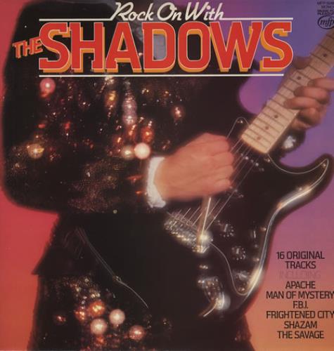 The Shadows Rock On With The Shadows vinyl LP album (LP record) UK SHDLPRO240353