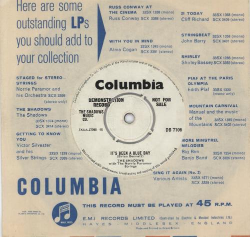 The Shadows Shindig 7" vinyl single (7 inch record / 45) UK SHD07SH870471