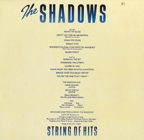 The Shadows String Of Hits vinyl LP album (LP record) Japanese SHDLPST238648