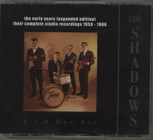 The Shadows The Early Years (Expanded Edition): Their Complete Studio Recordings 1959-1966 6-CD album set UK SHD6CTH688588