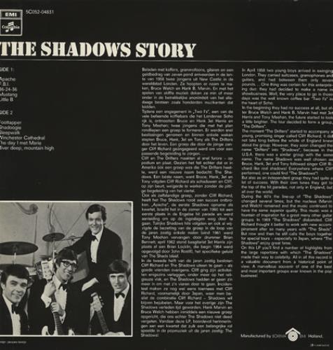 The Shadows The Shadows Story vinyl LP album (LP record) Dutch SHDLPTH240307