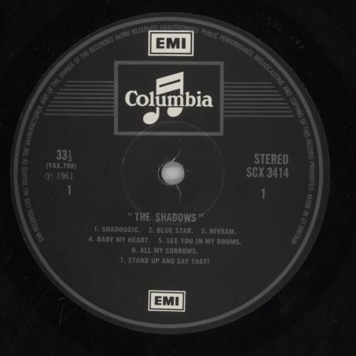 The Shadows The Shadows vinyl LP album (LP record) UK SHDLPTH240572