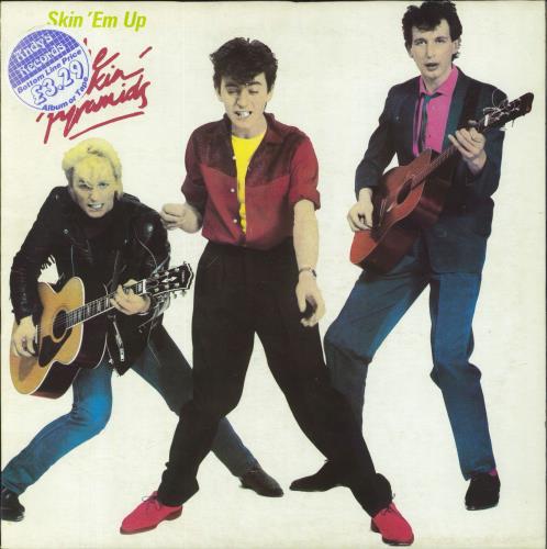 The Shakin' Pyramids Skin 'Em Up vinyl LP album (LP record) UK PYILPSK722622