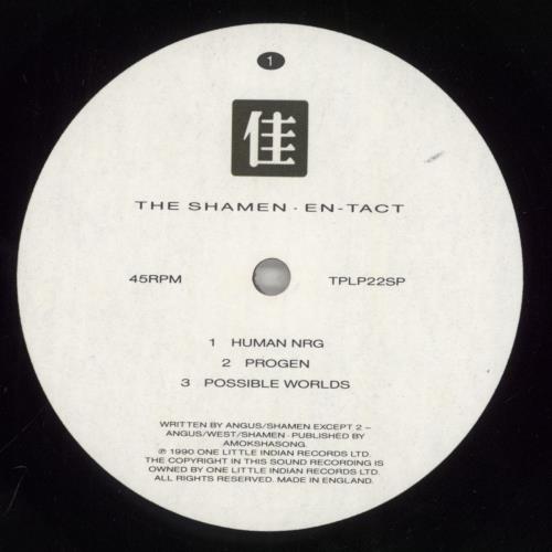 The Shamen En-Tact - EX 2-LP vinyl record set (Double LP Album) UK SHA2LEN774962