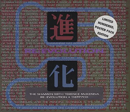 The Shamen Re-evolution + Poster CD single (CD5 / 5") UK SHAC5RE15431