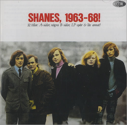 The Shanes 1963-68! CD album (CDLP) Swedish SX1CD437136