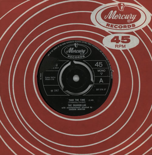 The Shangri-Las Take The Time 7" vinyl single (7 inch record / 45) UK SH007TA570350