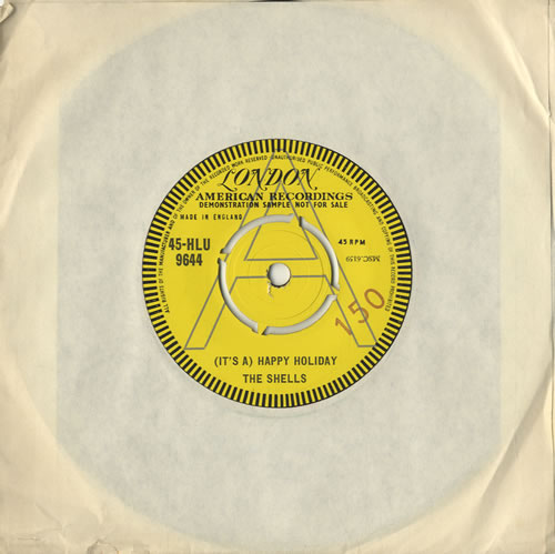 The Shells (It's A) Happy Holiday 7" vinyl single (7 inch record / 45) UK 8SH07IT471586
