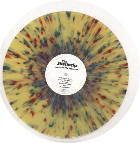 The Sherlocks Live For The Moment - Splattered Vinyl + Autographed Sleeve vinyl LP album (LP record) UK 0MJLPLI733515