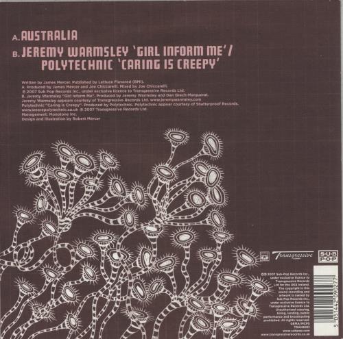 The Shins Australia 7" vinyl single (7 inch record / 45) UK TIH07AU396826