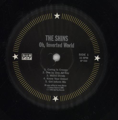 The Shins Oh, Inverted World vinyl LP album (LP record) US TIHLPOH795059