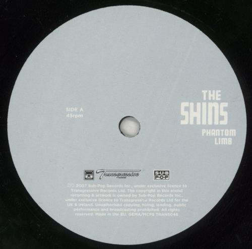 The Shins Phantom Limb - 1/2 7" vinyl single (7 inch record / 45) UK TIH07PH385642