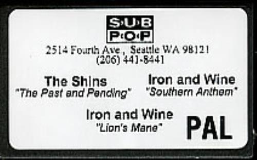 The Shins The Past And Pending video (VHS or PAL or NTSC) UK TIHVITH286937