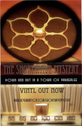 The Shortwave Mystery Down And Out In A Town Of Yardsales - Gold Vinyl - Sealed + Poster vinyl LP album (LP record) US 3J0LPDO766134