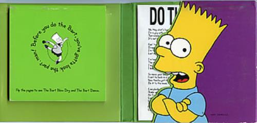 The Simpsons Do The Bart Man CD single (CD5 / 5") US TSIC5DO32155