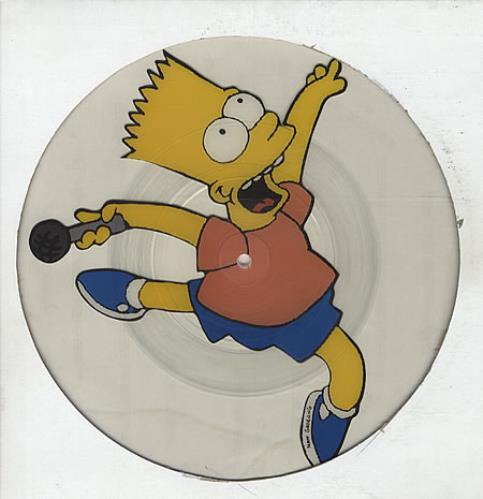 The Simpsons Do The Bartman uncut picture disc (vinyl) UK TSIUNDO115418