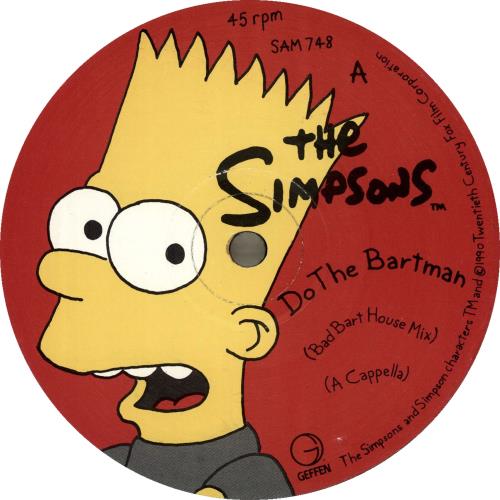 The Simpsons Do The Bartman 12" vinyl single (12 inch record / Maxi-single) UK TSI12DO57342
