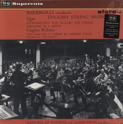 The Sinfonia Of London Barbirolli Conducts English String Music - 180 Gram Vinyl vinyl LP album (LP record) UK V76LPBA880465