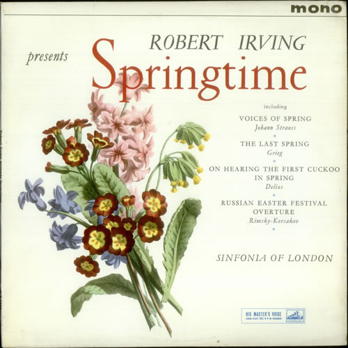 The Sinfonia Of London Robert Irving Presents Springtime vinyl LP album (LP record) UK V76LPRO539912