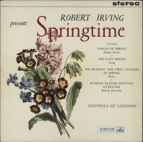 The Sinfonia Of London Robert Irving Presents Springtime vinyl LP album (LP record) UK V76LPRO762758