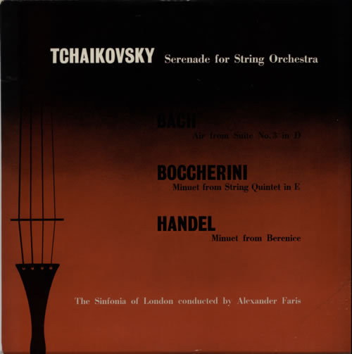 The Sinfonia Of London Tchaikovsky / Bach / Boccherini / Handel vinyl LP album (LP record) UK V76LPTC596017