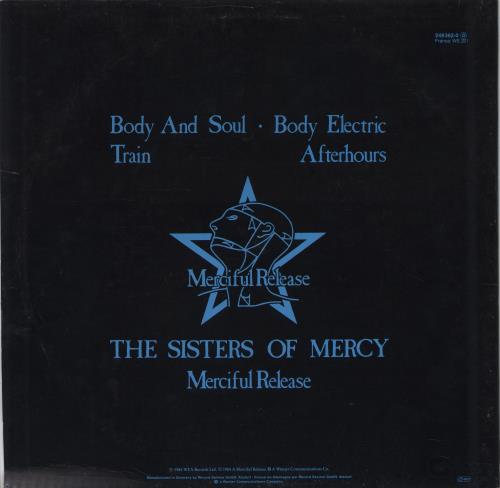 The Sisters Of Mercy Body And Soul - Picture sleeve - Mislabel 12" vinyl single (12 inch record / Maxi-single) German SOM12BO778848