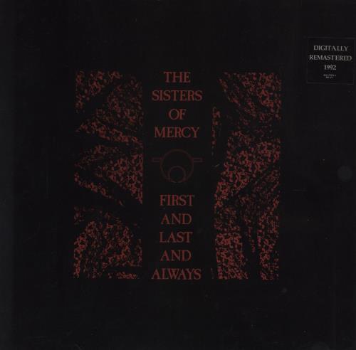 The Sisters Of Mercy First And Last And Always - Hype Sticker vinyl LP album (LP record) UK SOMLPFI856662
