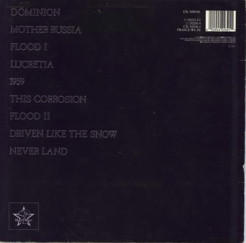 The Sisters Of Mercy Floodland - Complete - VG vinyl LP album (LP record) UK SOMLPFL778081