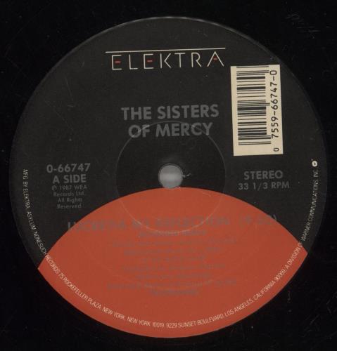 The Sisters Of Mercy Lucretia My Reflection 12" vinyl single (12 inch record / Maxi-single) US SOM12LU887879