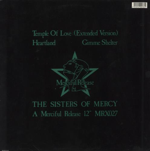 The Sisters Of Mercy Temple Of Love - 2nd 12" vinyl single (12 inch record / Maxi-single) Dutch SOM12TE372273