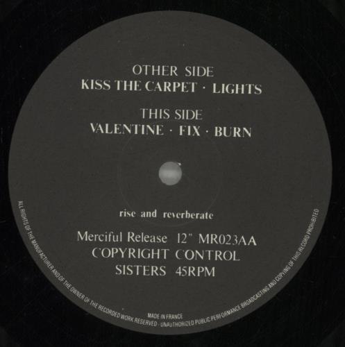 The Sisters Of Mercy The Reptile House EP 12" vinyl single (12 inch record / Maxi-single) UK SOM12TH49056