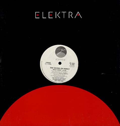 The Sisters Of Mercy Walk Away 12" vinyl single (12 inch record / Maxi-single) US SOM12WA22935
