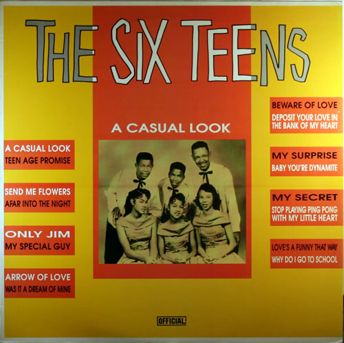 The Six Teens A Casual Look vinyl LP album (LP record) Danish U8TLPAC550661