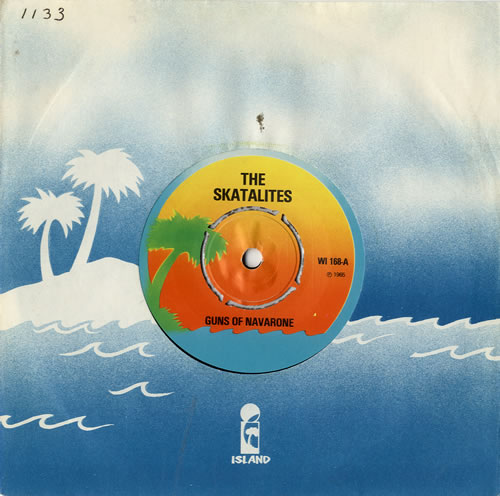 The Skatalites Guns Of Navarone 7" vinyl single (7 inch record / 45) UK 4SK07GU567459
