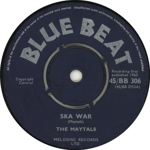 The Skatalites Ska War / Perhaps 7" vinyl single (7 inch record / 45) UK 4SK07SK700220