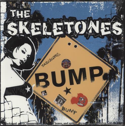 The Skeletones Bump - Yellow & Blue Splatter Vinyl vinyl LP album (LP record) US 96LLPBU883577