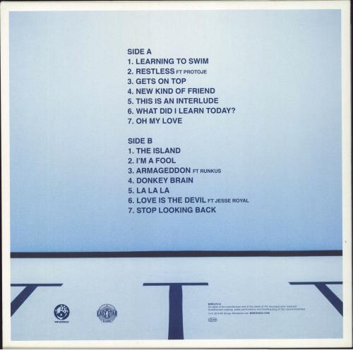 The Skints Swimming Lessons - Blue Vinyl vinyl LP album (LP record) UK 5KGLPSW820801