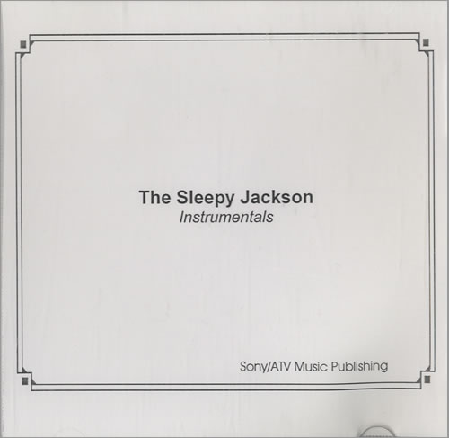 The Sleepy Jackson Personality...Instrumental Licensing Sampler CD-R acetate US S/JCRPE473446