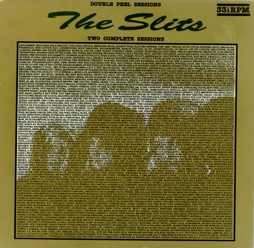 The Slits Double Peel Sessions vinyl LP album (LP record) UK SLILPDO440613