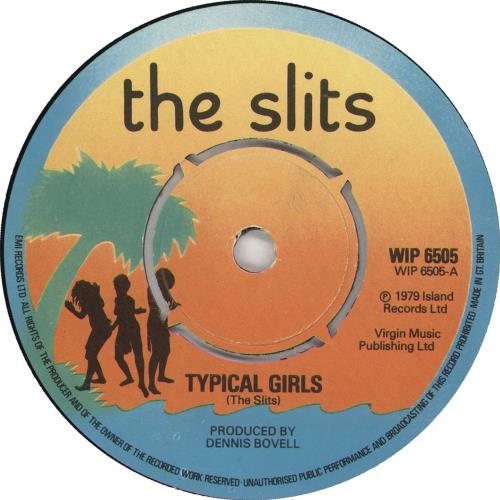 The Slits Typical Girls - P/S - 4pr 7" vinyl single (7 inch record / 45) UK SLI07TY737331